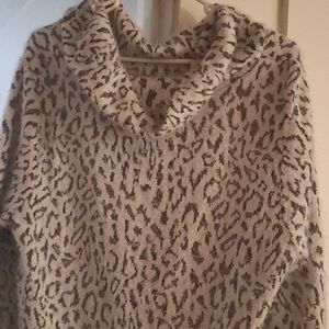 Leopard print sweater